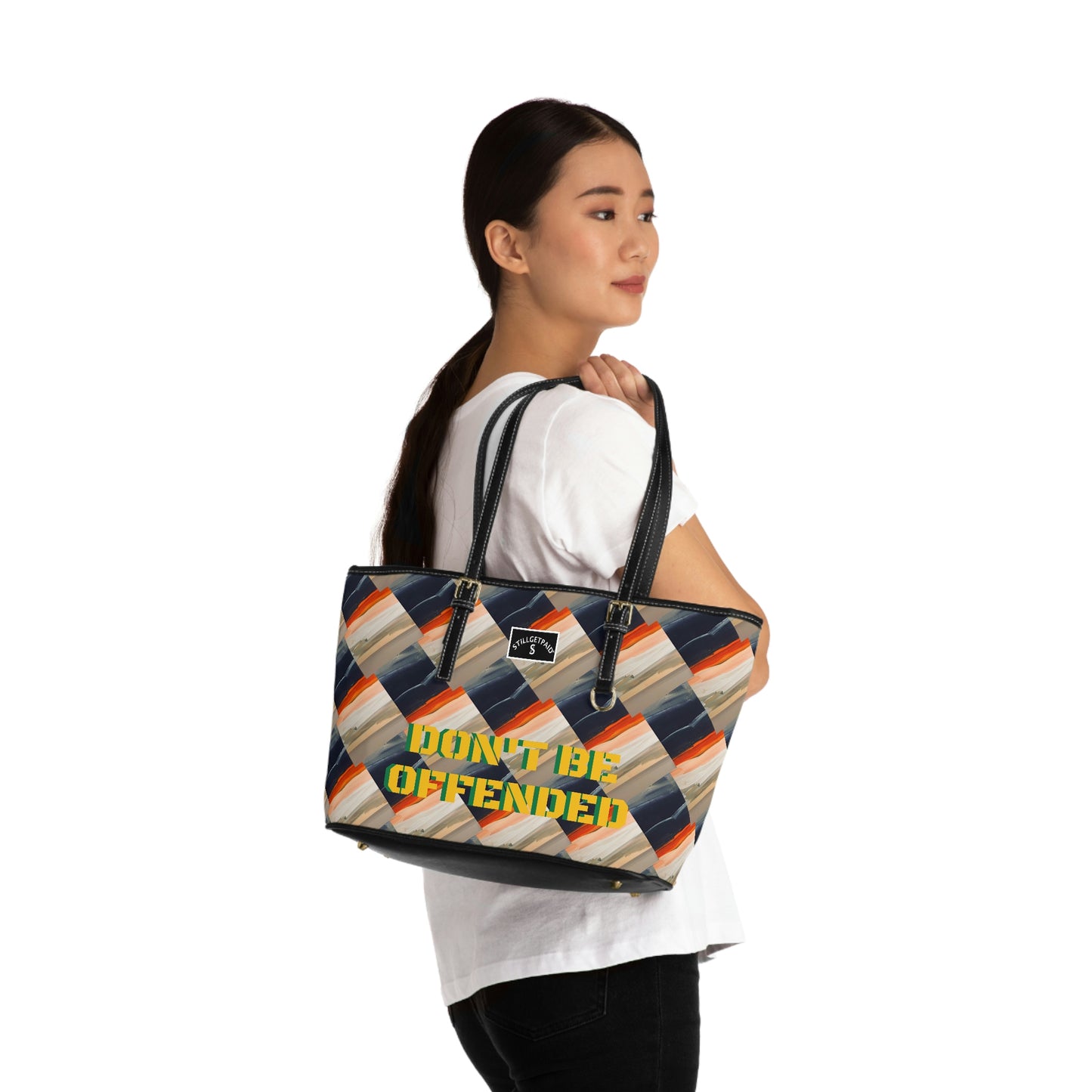STILLGETPAID® APPAREL PU Leather Shoulder Bag