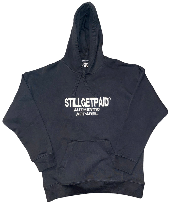 STILLGETPAID® EMBROIDERED AUTHENTIC APPAREL HOODIE
