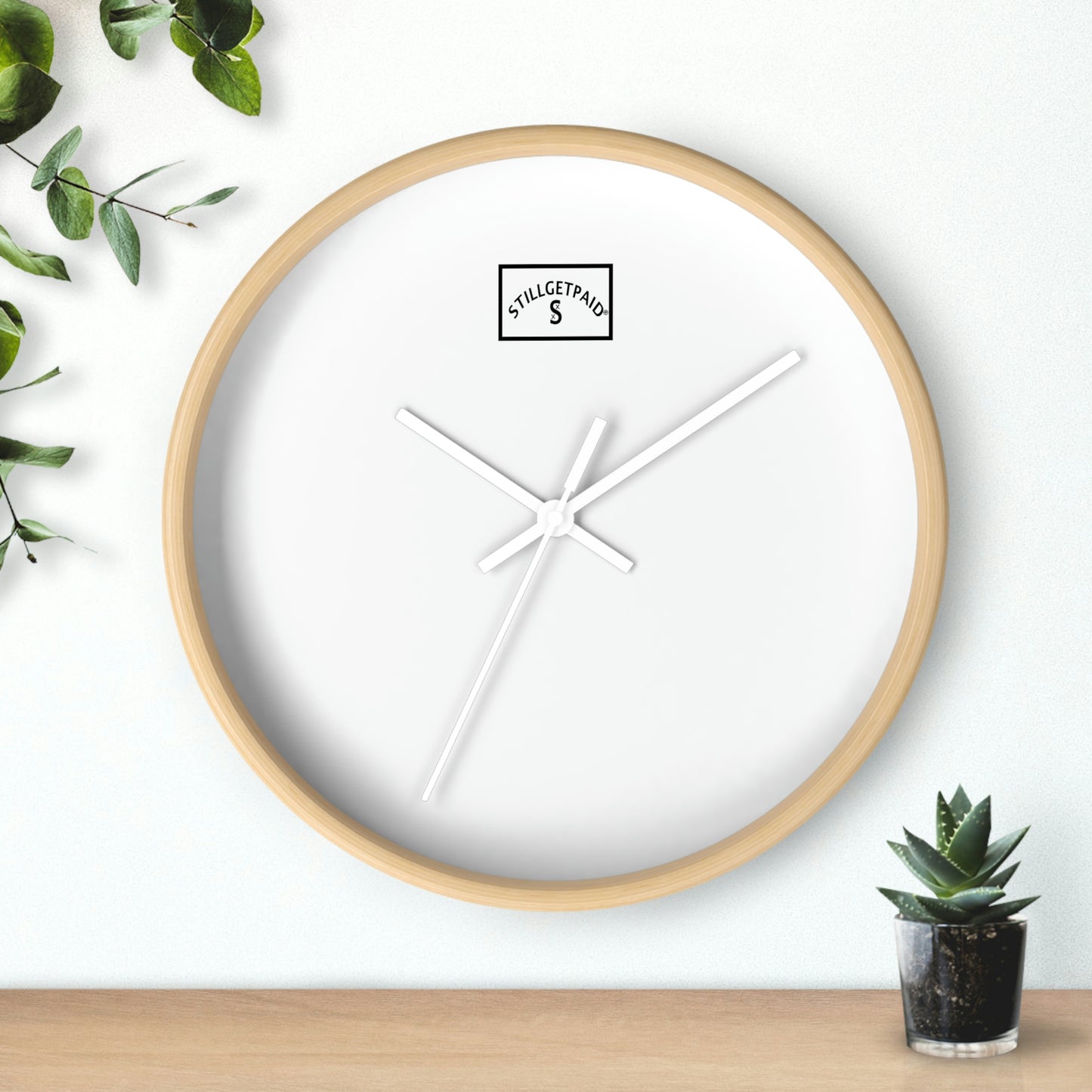 STILLGETPAID®️ APPAREL Wall clock