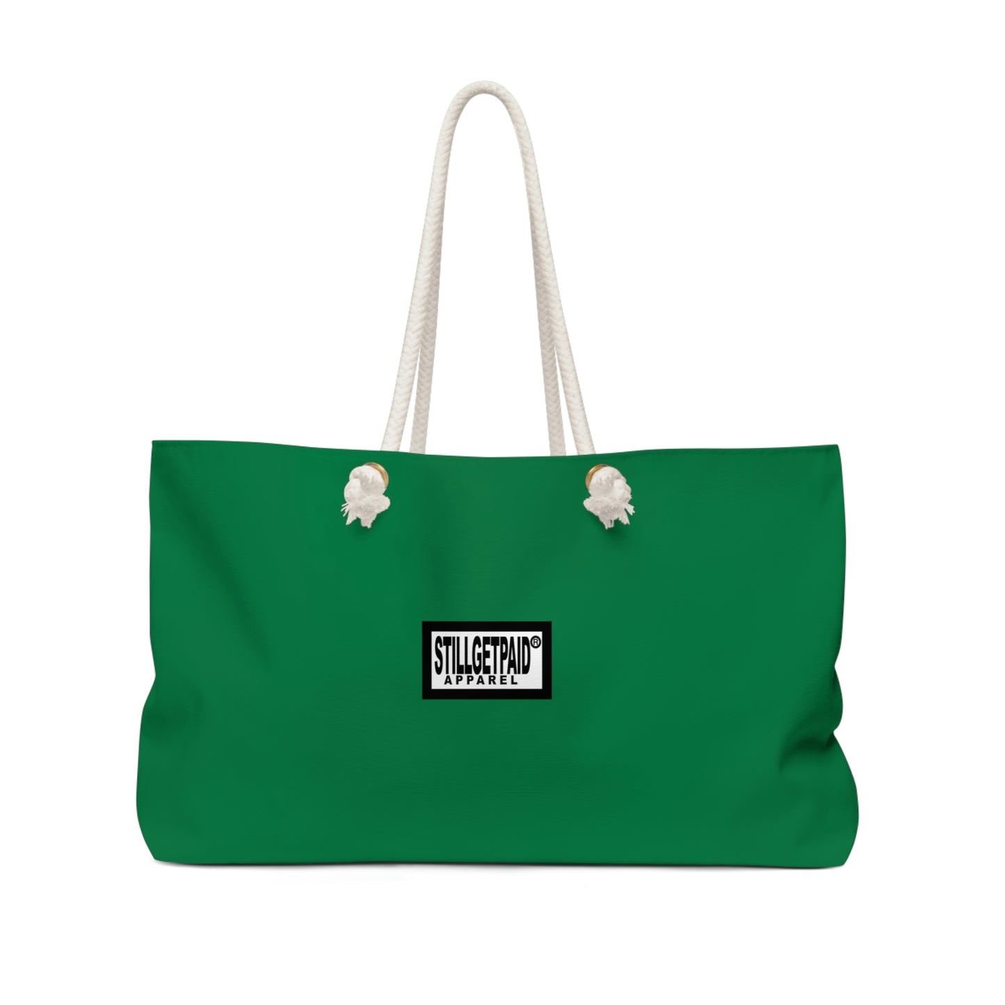 STILLGETPAID® APPAREL GREEN LONG Weekender Bag